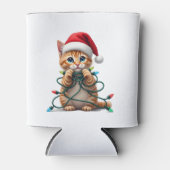 Siamese Cat Christmas V-Neck (1) Blikjeskoeler (Voorkant)