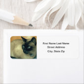 Siamese Cat Etiket (Insitu)