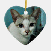 Siamese Cat Friend Keramisch Ornament (Voorkant)