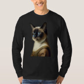 Siamese Cat Funny Masterpiece T-shirt (Voorkant)