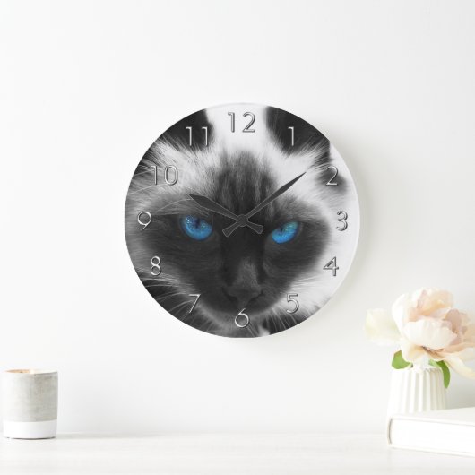 Siamese Cat Grote Klok (Huis)