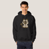 Siamese cat hoodie (Voorkant volledig)