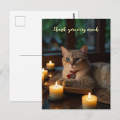 Siamese Cat in Spa hartelijk dank Briefkaart (Voorkant / Achterkant)