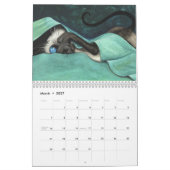 Siamese CAT-kalender door BihRle Kalender (Mar 2027)