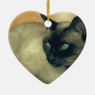 Siamese Cat Keramisch Ornament