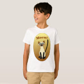 Siamese Cat Kinder Shirt (Voorkant volledig)