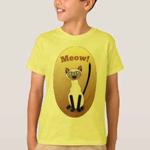 Siamese Cat Kinder Shirt