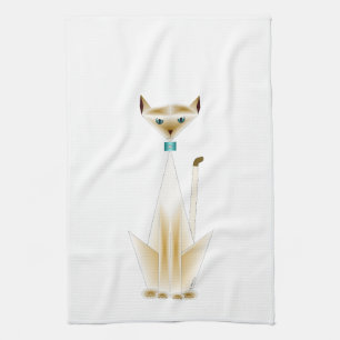 Siamese Cat Kitchen Towel Theedoek