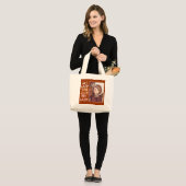 Siamese Cat Lady Bag Grote Tote Bag (Voorkant (model))