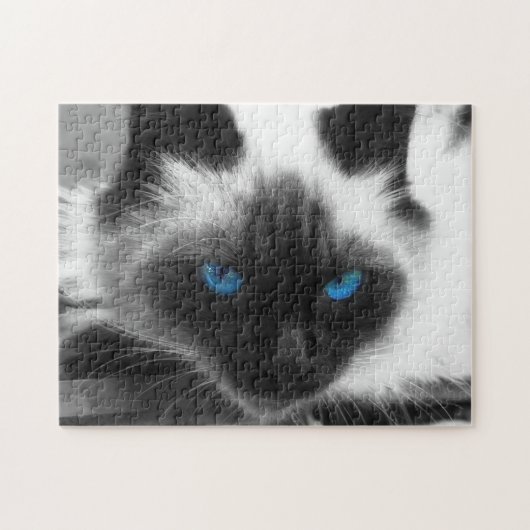 Siamese Cat Legpuzzel (Horizontaal)