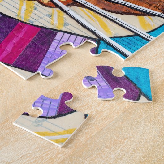 Siamese Cat Legpuzzel (Zijkant)
