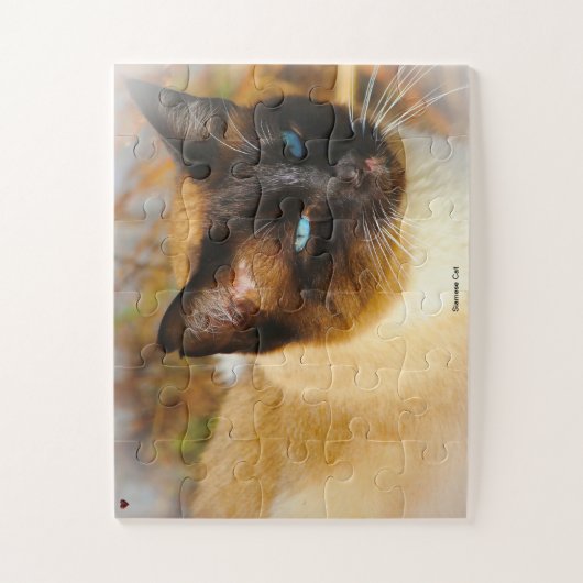 Siamese Cat Legpuzzel (Verticaal)