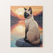 Siamese Cat Legpuzzel (Verticaal)