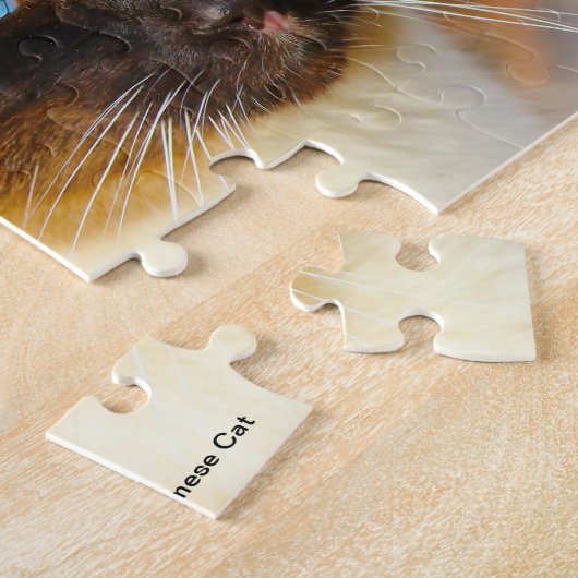Siamese Cat Legpuzzel (Zijkant)