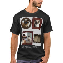 Siamese Cat Lover T-Shirt We zijn een familie