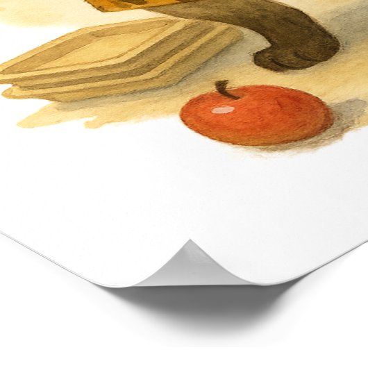 Siamese Cat Lunch Lady is in cafeteria Poster (Hoek)