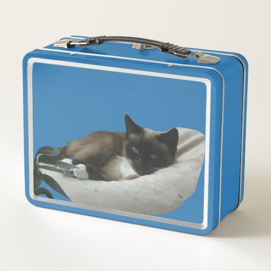 Siamese Cat Lunchbox (Achterkant)