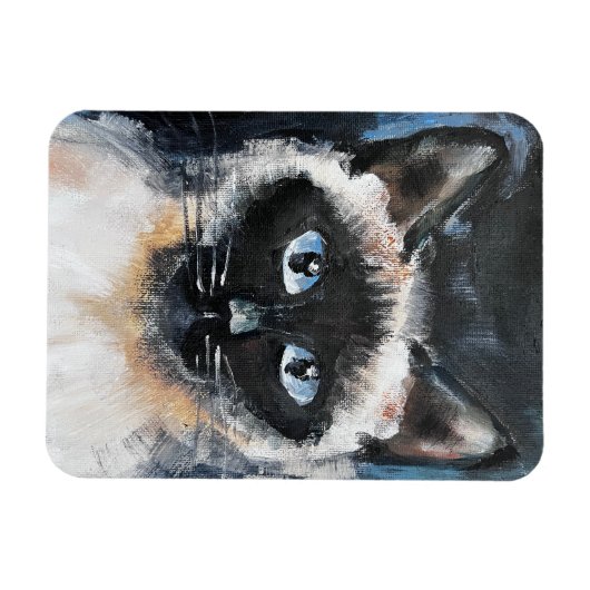 Siamese cat magneet (Horizontaal)