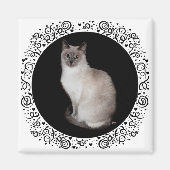 Siamese Cat Magneet (Voorkant)