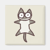Siamese Cat Magneet (Voorkant)