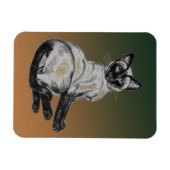 Siamese Cat Magneet (Horizontaal)