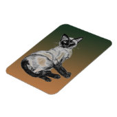 Siamese Cat Magneet (Linkerzijde)