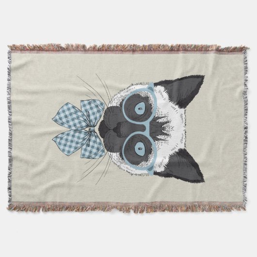 Siamese Cat Mode Smart Deken (Voorkant)