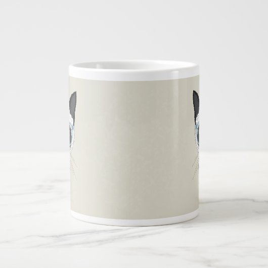 Siamese Cat Mode Smart Grote Koffiekop (Voorkant)