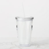 Siamese Cat Mode Smart | Jouw namen toevoegen Acryl Drinkbeker (Links)