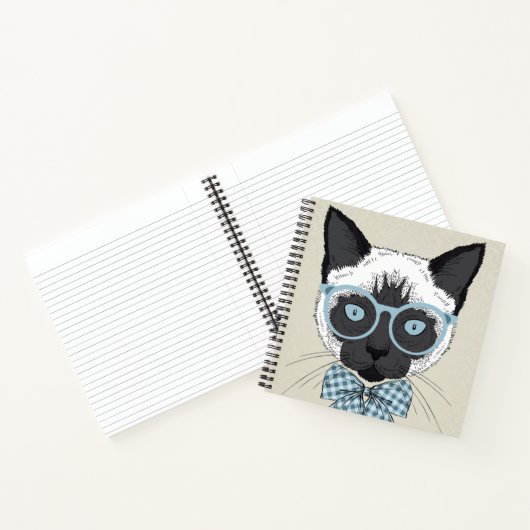 Siamese Cat Mode Smart Notitieboek (Binnen)