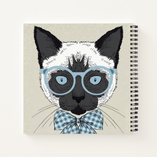 Siamese Cat Mode Smart Notitieboek (Achterkant)