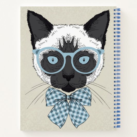 Siamese Cat Mode Smart Notitieboek (Achterkant)