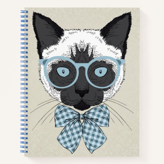 Siamese Cat Mode Smart Notitieboek (Voorkant)