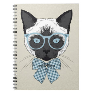 Siamese Cat Mode Smart Notitieboek