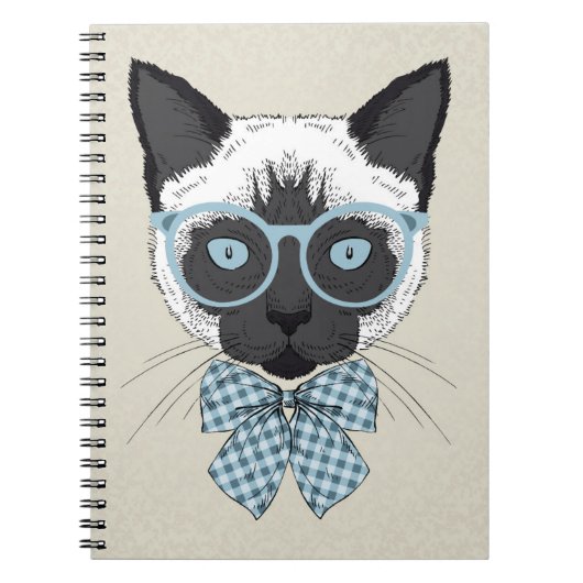 Siamese Cat Mode Smart Notitieboek (Voorkant)