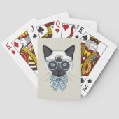 Siamese Cat Mode Smart Pokerkaarten (Achterkant)