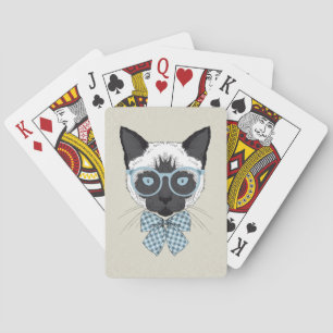 Siamese Cat Mode Smart Pokerkaarten