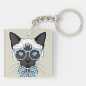 Siamese Cat Mode Smart Sleutelhanger (Achterkant)