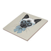 Siamese Cat Mode Smart Tegeltje (Zijkant)