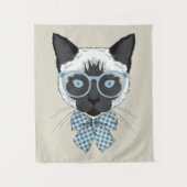 Siamese Cat Mode Smart Wandkleed (Voorkant)