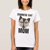 SIAMESE CAT MOM-t-shirts T-shirt (Voorkant)