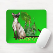 Siamese Cat Mousepad Muismat (Met muis)