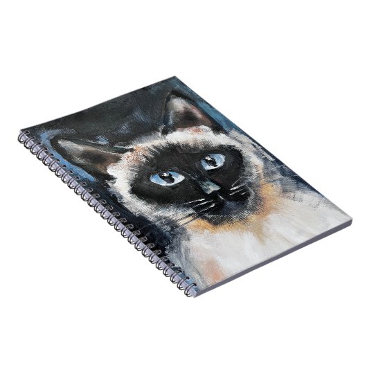 Siamese cat notitieboek (Rechterzijde)