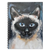 Siamese cat notitieboek (Voorkant)