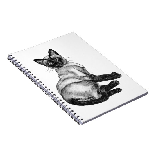 Siamese Cat Notitieboek (Rechterzijde)