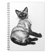 Siamese Cat Notitieboek (Voorkant)