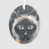 Siamese cat ornament (voorkant)