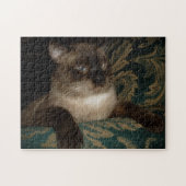 Siamese Cat Portrait Legpuzzel (Horizontaal)