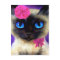 Siamese Cat Post Card - 155 Charming