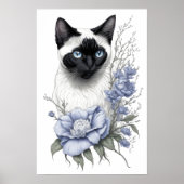 Siamese Cat Poster (Voorkant)